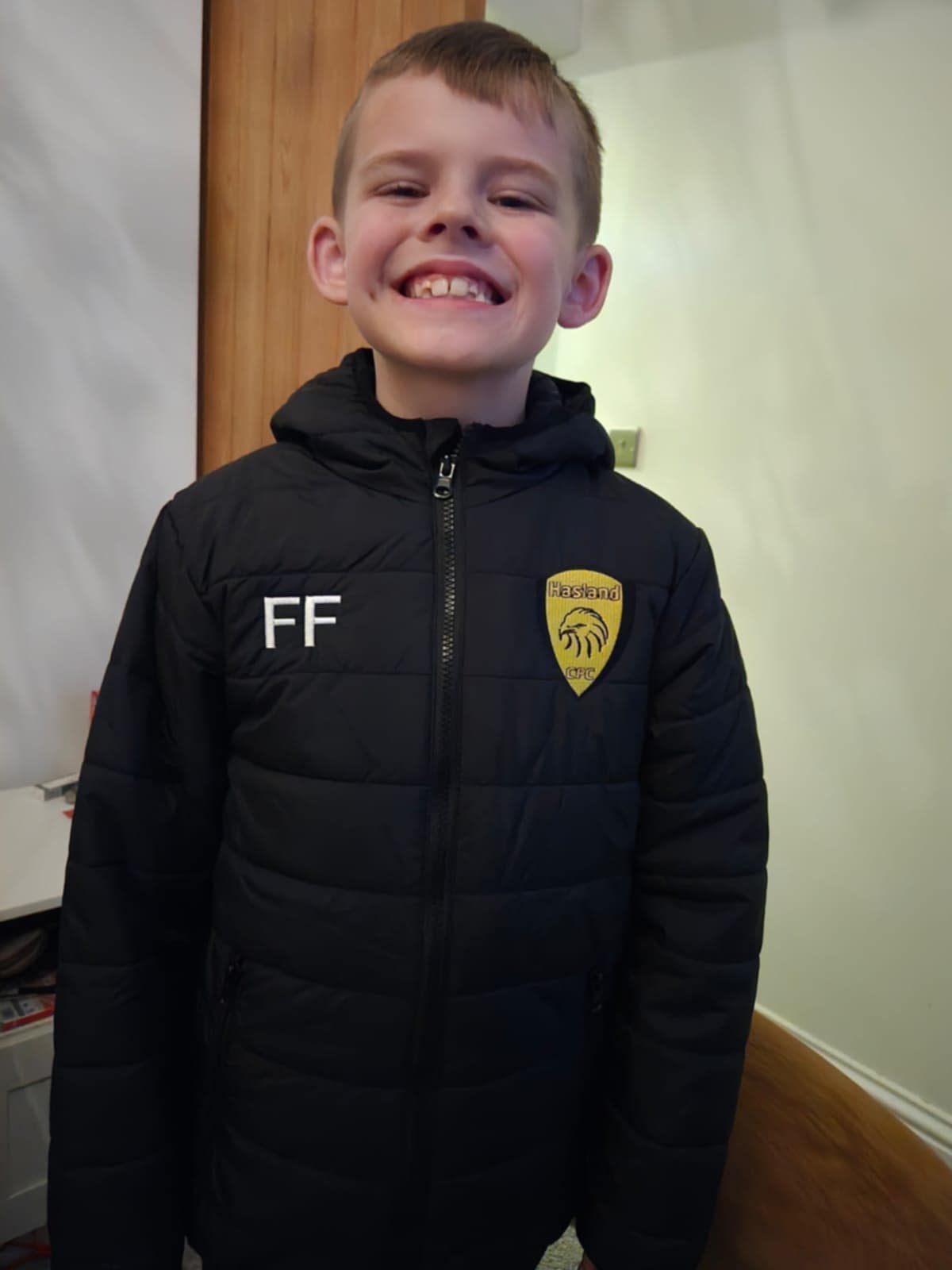 Hasland Childrens Soft Padded Coat (Personalised)