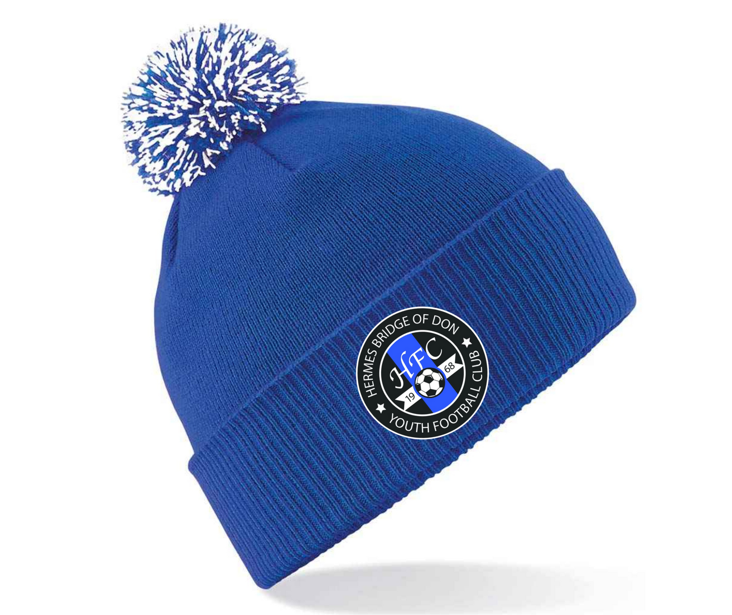 Hermes Bridge Embroided Beanie Hat (one size fits all)