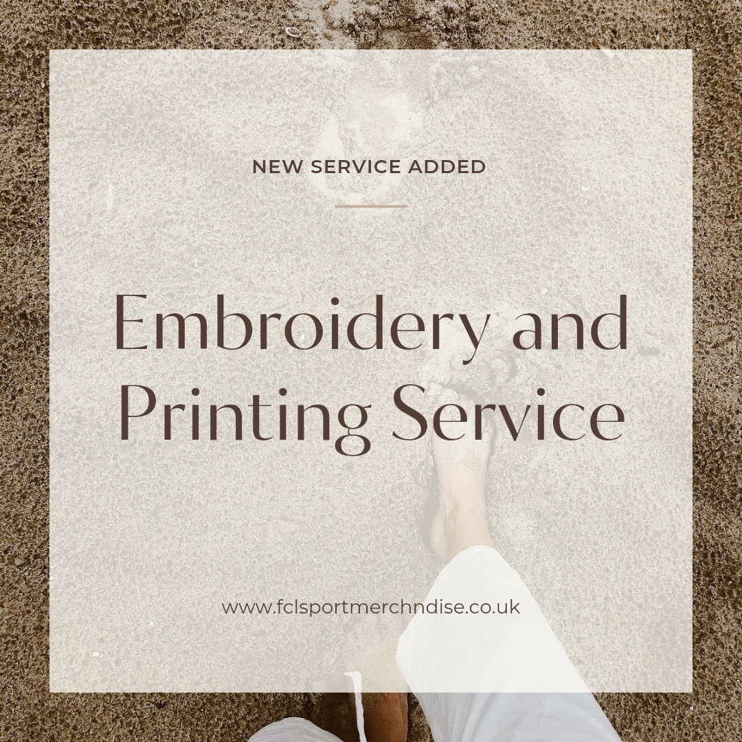 Embroidery and Printing Services (please read description)
