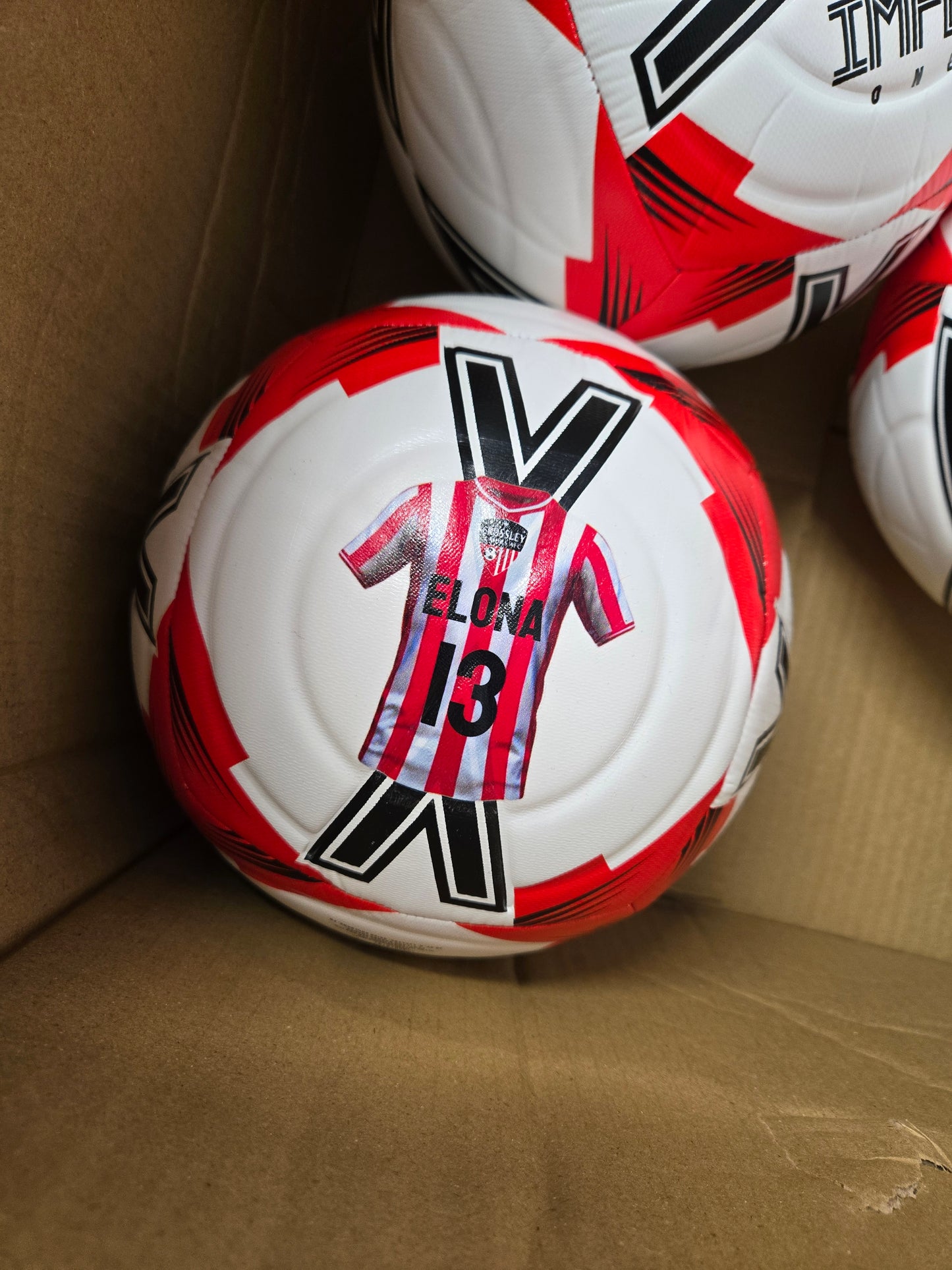 Presentation Footballs (complete with shirt name number and logo)