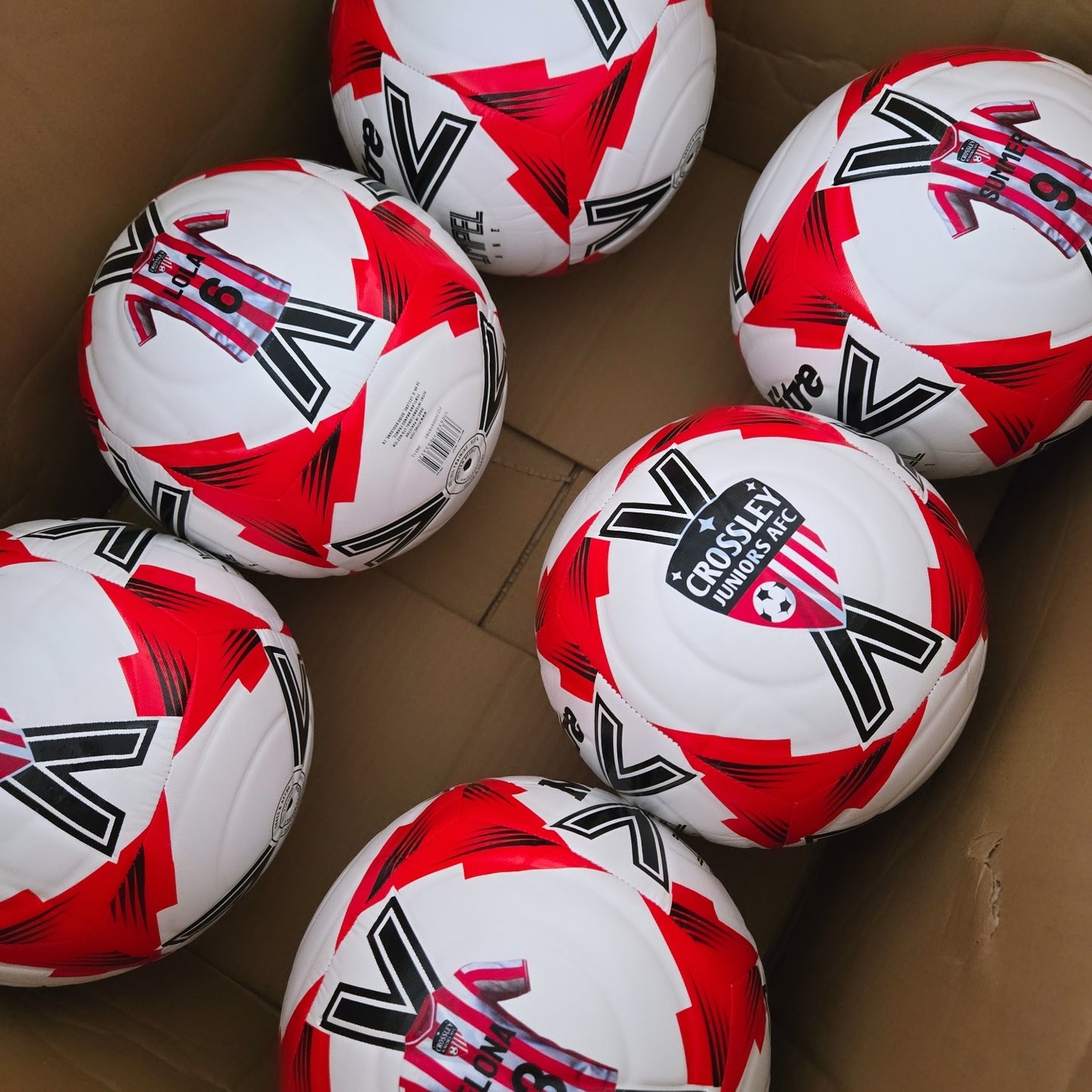 Presentation Footballs (complete with shirt name number and logo)