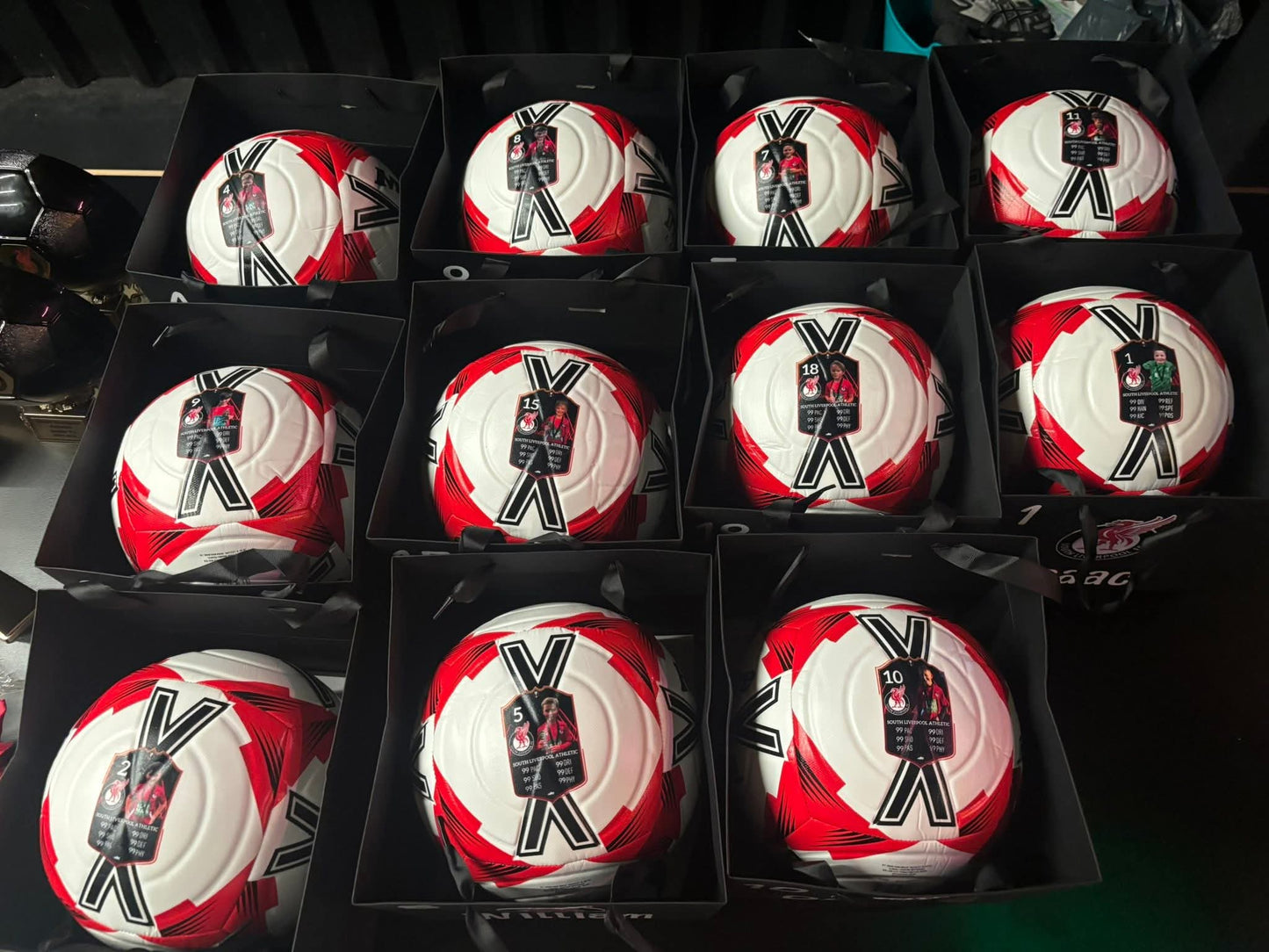 Christmas PRE ORDER Footballs with bags