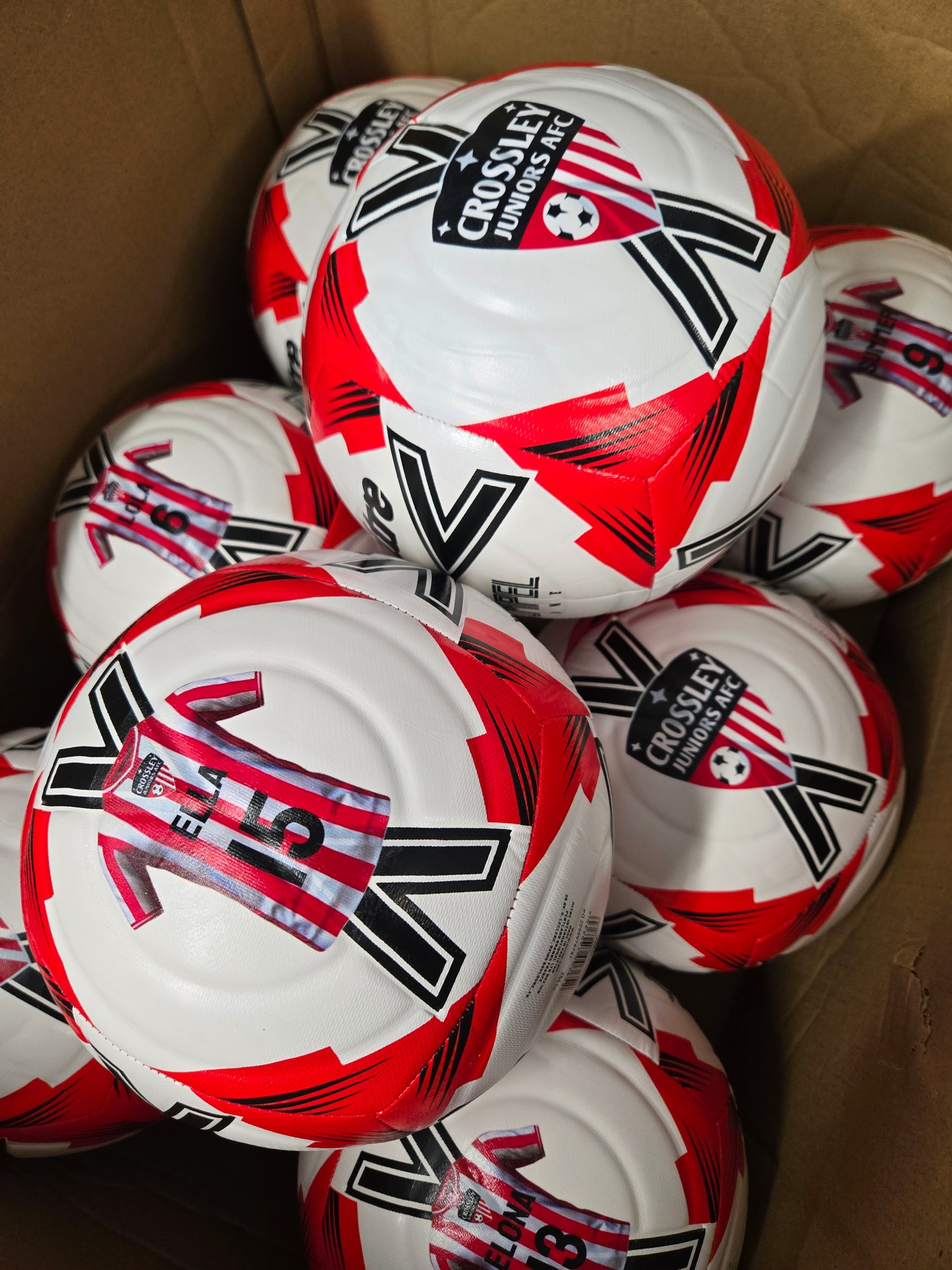 Presentation Footballs (complete with shirt name number and logo)