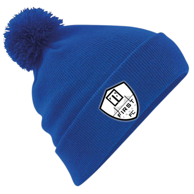 First Touch FC Embroided Pom Pom Beanie