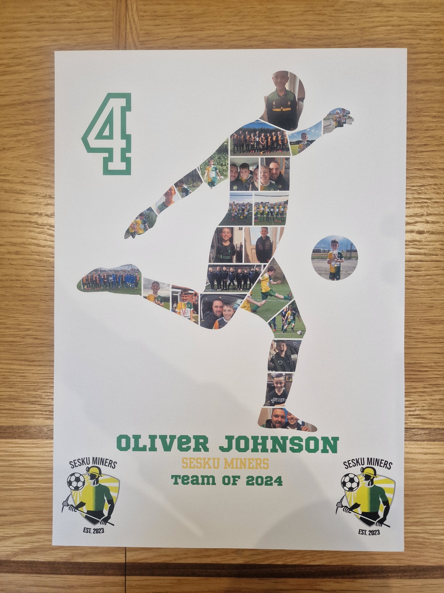 Football Poster A3 or A4