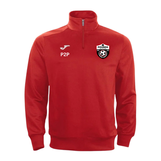 Pounds to Pitches Embroided Joma Half Zip (Adults)