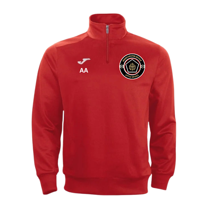 Manchester Devils Embroided Joma Half Zip (Adults)