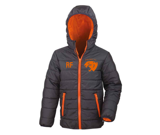 Priory FC Childrens Soft Padded Coat (Personalised)