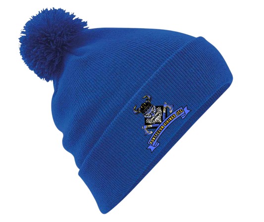 Pontyclun Vikings Embroided Beanie Hat (one size fits all)