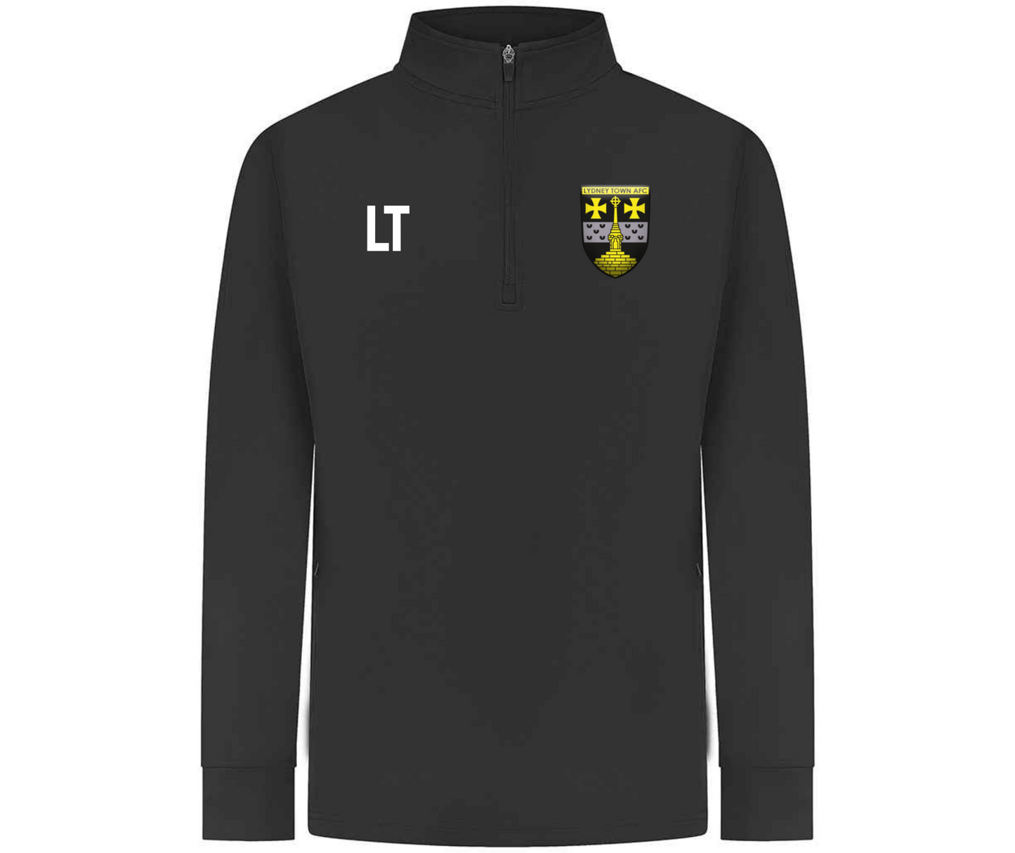 Lydney Town Half Zip Tracksuit Black (Embroided)