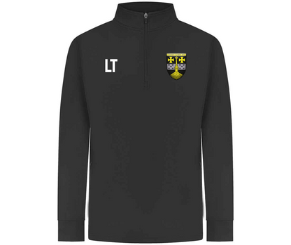 Lydney Town Half Zip Tracksuit Black (Embroided)