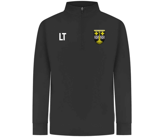 Lydney Town Half Zip Tracksuit Black (Embroided)