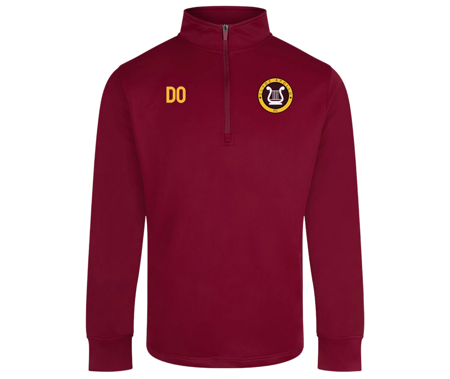 Clyde Apollo Half Zip Tracksuit Burgendy (Embroided) (Apollo Logo)