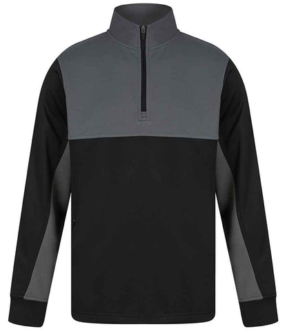 Half Zip Tracksuit Tops Kids (Embroided)