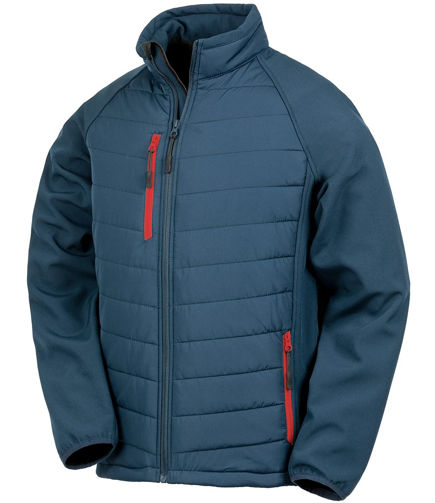 Compass Padded Jacket (complete with embroided initials and logo)