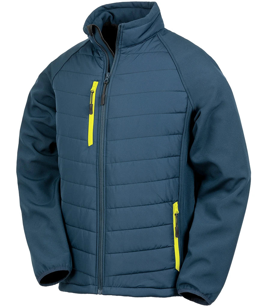 Compass Padded Jacket (complete with embroided initials and logo)