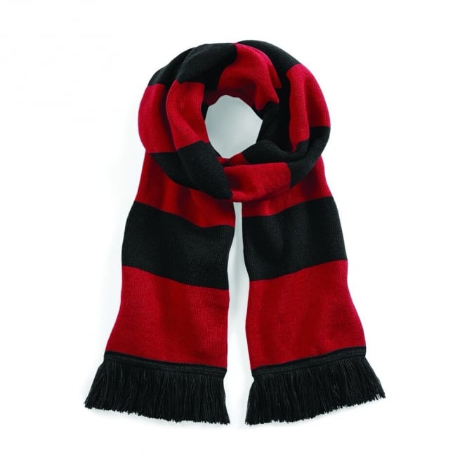 Scarf with club crest on the end.