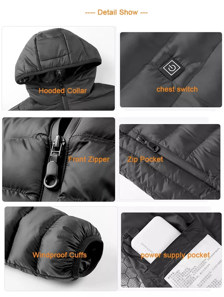 Heated Padded Coats (Children)